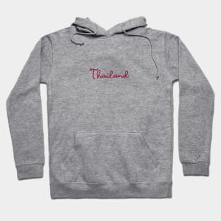 Thailand - maroon red Hoodie